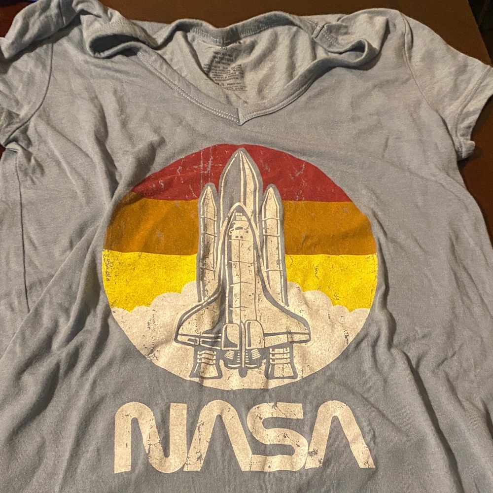 Fifth Sun Blue NASA Graphic Tee